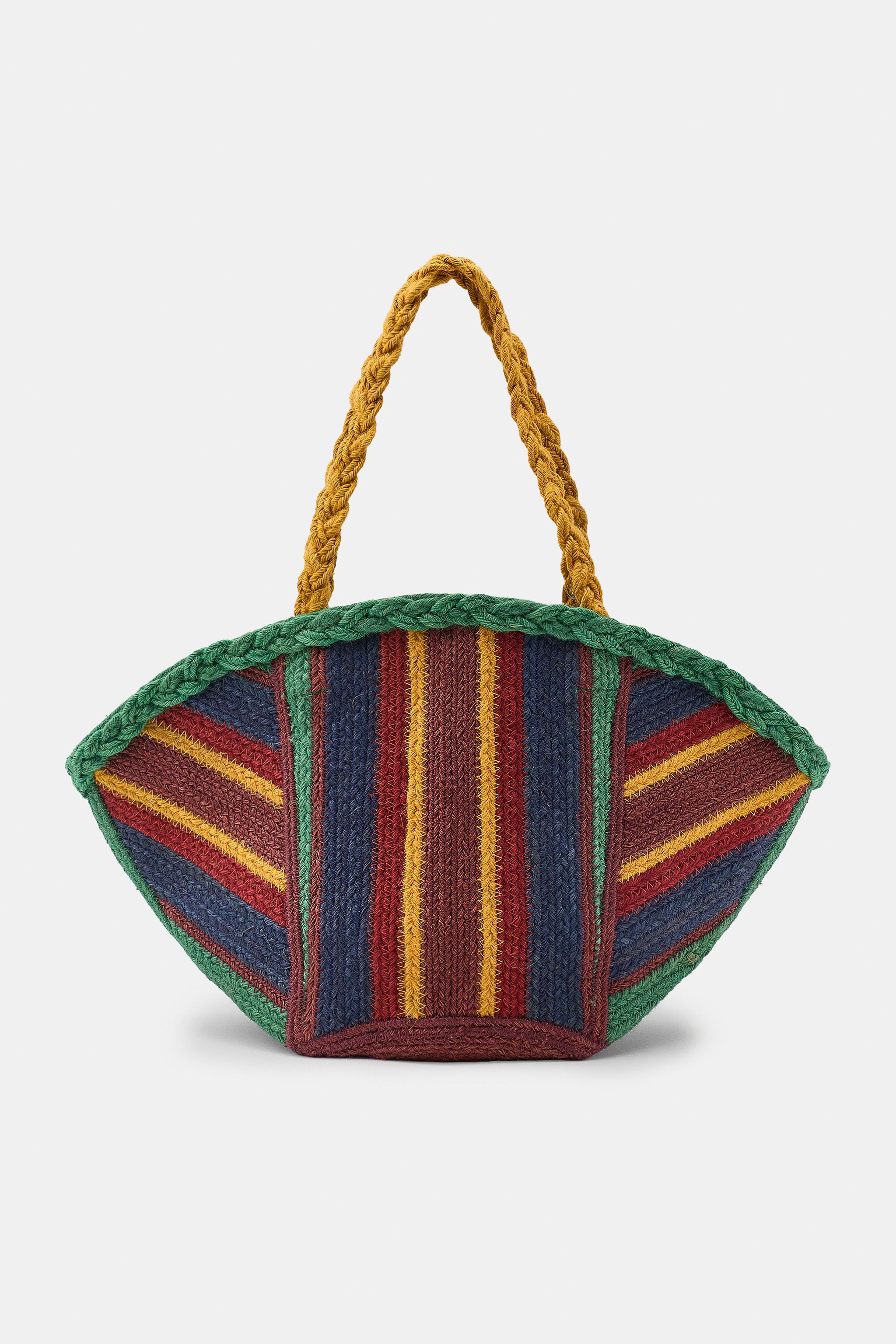 STRIPED 100% JUTE BAG